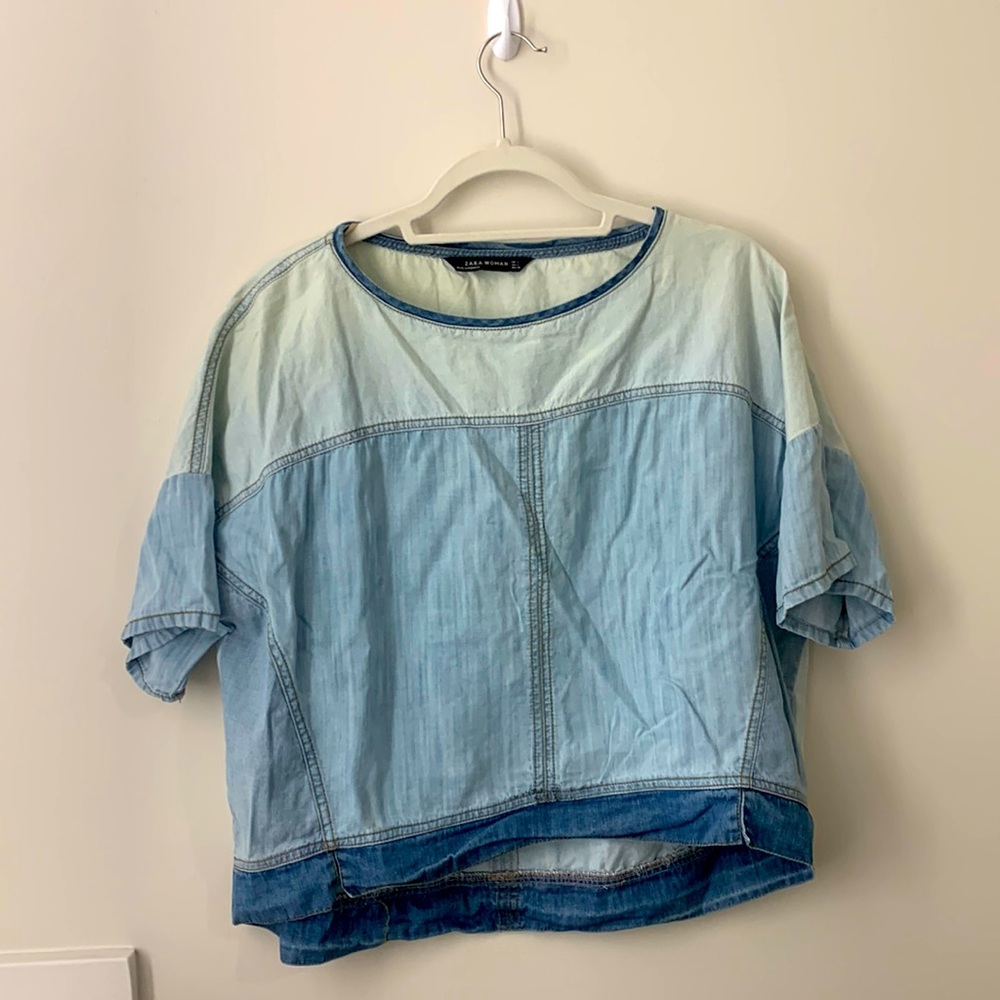 Zara Blue Top
